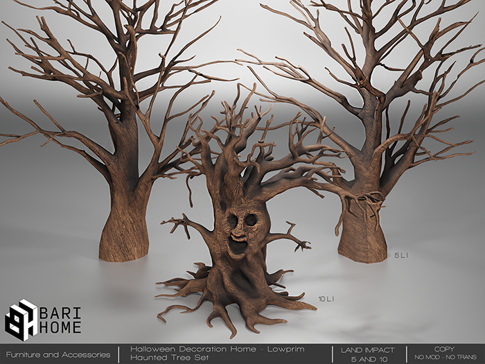 Second Life Marketplace - [BARI HOME] Halloween Haunted Tree